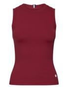 Ace Rib Tank Pocket Björn Borg Burgundy