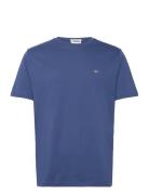 Reg Shield Ss T-Shirt GANT Blue