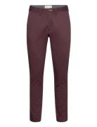 Slim Twill Chinos GANT Burgundy