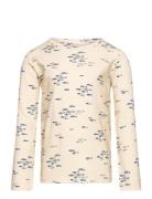 T-Shirt L/S Printed Petit Piao Beige