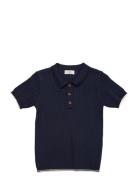 Rib Knitted Polo Copenhagen Colors Navy