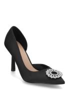 Onlpriya-4 Front Embellish Pump ONLY Black