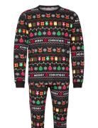 The Joyful Christmas Pyjamas Christmas Sweats Black