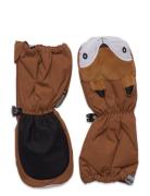 Sherpa Anim Inf Mitt Kombi Brown