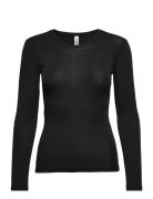 Top Merino Wool Ls Lindex Black