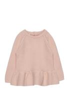 Knitted Pullover W. Frill Copenhagen Colors Pink