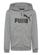 Ess Big Logo Fz Hoodie Fl B PUMA Grey