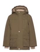 Kastorio Fleece Lined Winter Jacket. Grs MINI A TURE Green