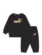 Minicats Ess+ Crew Jogger Fl PUMA Black