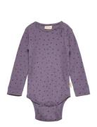 Body L/S Modal Dot Petit Piao Purple