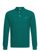 L/S Polo Shirt United Colors Of Benetton Green