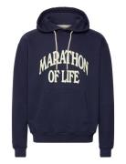 Marathon Regular Navy Hoodie Pompeii Navy