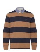 Reg Chambray Stripe Heavy Rugger GANT Navy