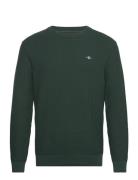 Cotton Textured C-Neck GANT Green