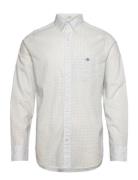 Reg Micro Print Shirt GANT Cream