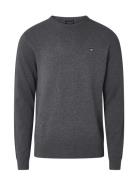 Bradley Cotton Crew Sweater Lexington Clothing Grey