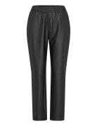 Geza Faux Leather Chino Dante6 Black