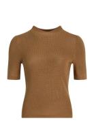 Viscose-Blend Knit Top, Kibri Ivo Nikkolo Beige