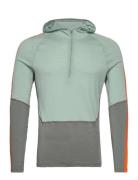 M Mer 200 S Bula Ls Half Zip Hood Icebreaker Green