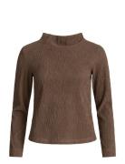 Long Sleeve Top, Jori Ivo Nikkolo Brown