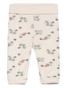 Pants - Aop Fixoni Beige