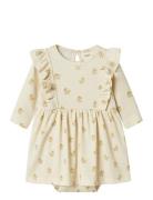 Nbflavo Emo Ls Body Dress Lil Lil'Atelier Cream