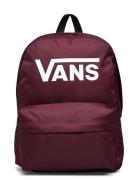 Old Skool Print Backpack VANS Burgundy