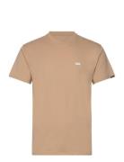 Mn Left Chest Logo Tee VANS Beige