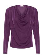 Kagina Jersey Blouse Kaffe Purple