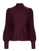 Rifagz Button Blouse Gestuz Burgundy