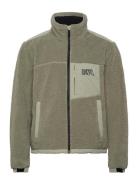 Relaxed Fleece Trekker Jacket Superdry Sport Khaki