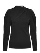 Slfmarwa Ls High Neck Top Selected Femme Black