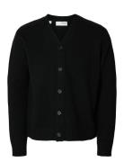 Slhcody Ls Knit Relaxed Cardigan Selected Homme Black