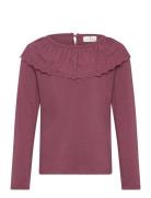 Tnmyriel Hollie L_S Tee The New Burgundy