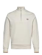 Half Zip Sweatshirt Fred Perry Cream