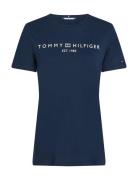 Reg Corp Logo C-Nk Ss Tommy Hilfiger Navy