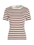 Slim Cody C-Nk Ss Tommy Hilfiger Burgundy