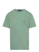 Cotton Jersey Pocket Tee Ralph Lauren Kids Green