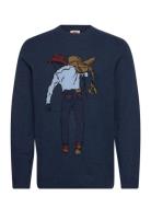 Original Sweater Saddleman LEVI´S Men Navy