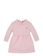 Essential Dress Ls Tommy Hilfiger Pink