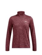 Tech 1/2 Zip- Twist Under Armour Burgundy