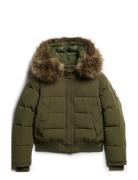 Everest Hooded Bomber Jkt Superdry Khaki