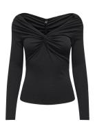 Onlqueen L/S Glitter Top Jrs ONLY Black