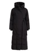 Hooded Down Coat, Musa Ivo Nikkolo Black