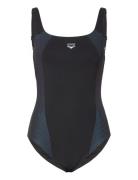 Women's Arena Swimsuit Adele Wing Back Black-Black Arena Black