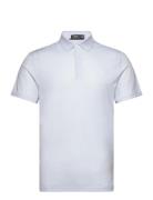 Tailored Fit Performance Mesh Polo Shirt Ralph Lauren Golf Blue