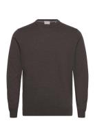 100 % Merino Crew Neck Knit Lindbergh Black Brown