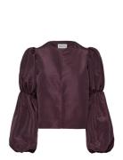 Zoey Blouse Malina Burgundy