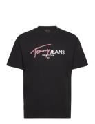 Tjm Reg Spray Pop Color Tee Ext Tommy Jeans Black