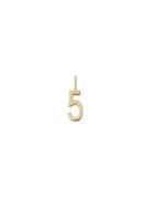 Lucky Numbers 10Mm Gold Design Letters Gold